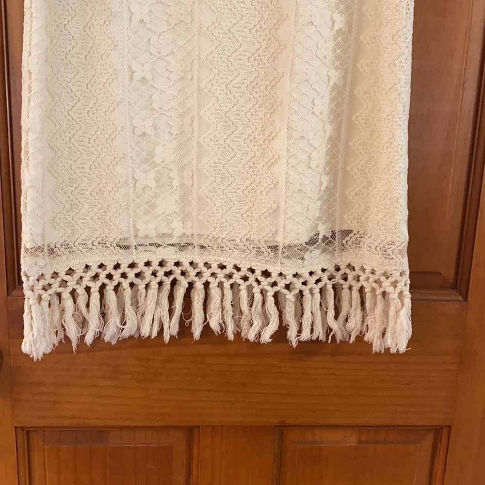 Lace Dress with Fringe - Picture 2 of 5